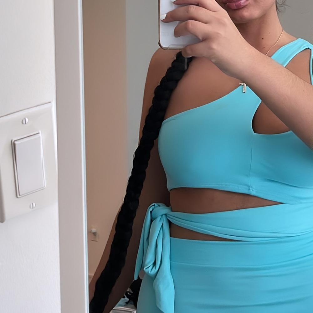 Blue summer dress size medium